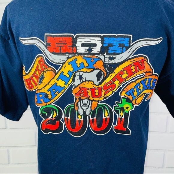 10/$25🦋 Republic of Texas 2001 Biker Rally Tee - Medium - Picture 5 of 9